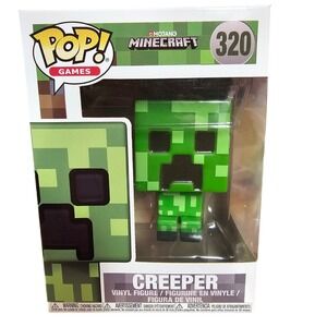 Funko Pop Games Minecraft Creeper 320 Vinyl Figure Mojang Collectible Green